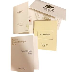 Luxury Paris Brands Perfume Sample Bundle Set
